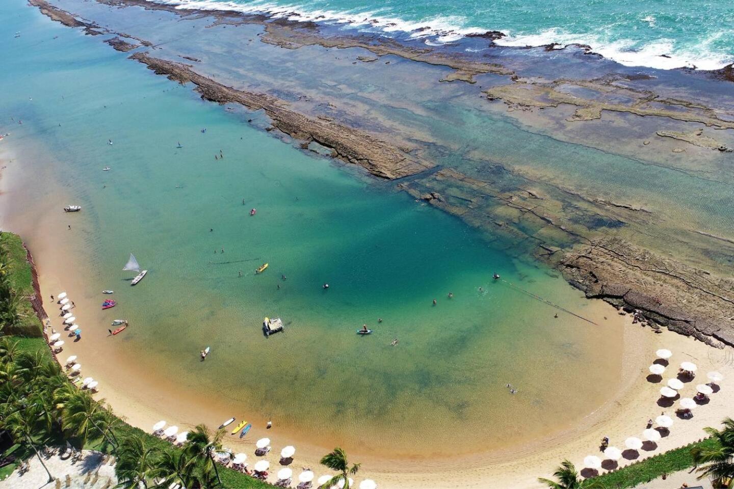 Studio Em Porto De Galinhas - Vista P Piscina Экстерьер фото